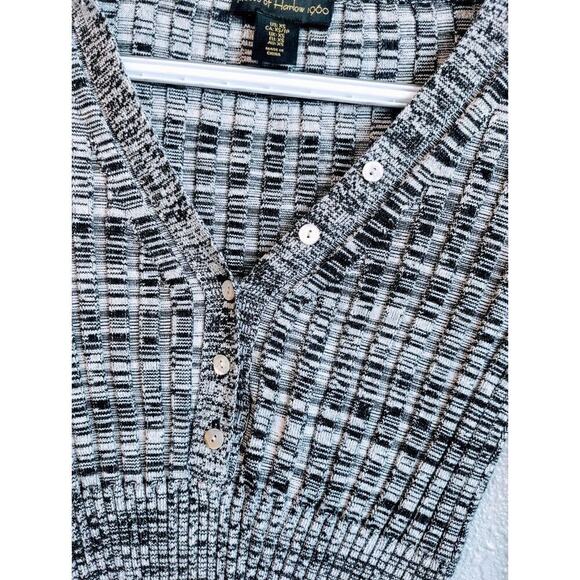 House Of Harlow 1960 Fitted Henley Charcoal XSmall Top NWOT - Picture 6 of 11